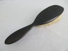 Antique Ebony Hair Brush Paddle Dressing Table Dresser Wooden Vanity Vintage
