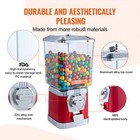 17 h Gumball Machine Vending Coin Bank Vintage Candy Dispenser Pc Red