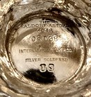 Vintage 1948 Waldorf Astoria Silver Plate Caviar Serving Bowl
