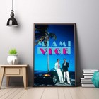 1984 Miami Vice Movie Poster Classic Vintage Art
