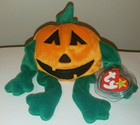 Ty Beanie Baby - Pumkin  The Pumpkin  8 Inch  New Mwmts Plush Stuffed Animal Toy