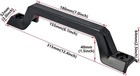 Utv Grab Handle For Polaris Ranger 570 900 1000 Xp crew 2014-2025  Black Abs