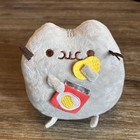 Gund Pusheen Cat Eating Potato Chips Plush Stuffed Animal Snack Without Tags