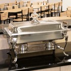 2 Pack Catering Classic Stainless Steel Chafer Chafing Dish Set 8 Qt Buffet Full