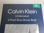 Calvin Klein Underwear 6 Pack Boys Boxer Brief Size Xl - Multicolor  brand New 