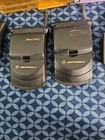 Pair Of Vintage Motorola Startac Flip Phones With Accessories 