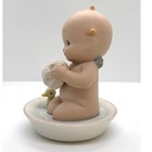 Adorable Vintage 1991 Enesco  Rose O neill Porcelain Kewpie Doll  Bath Time
