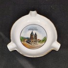 Vintage Munchen 3-sided Porcelain Ashtray Bavaria Germany 3 5  Pwb