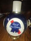 Pabst Blue Ribbon Beer Sign Vintage Non Motion Wall Sconce Pair Coach Lights