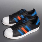 2017 Adidas Superstar Black Blue-white Bb2245 Sneaker Without Box Men Us8
