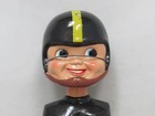 1967 Nfl Pittsburgh Steelers Football Bobblehead Nodder Gold Base  japan  Ex 