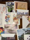 Vintage Lot Of Greeting Cards 50 Assorted Cards Used And Unused Lot B