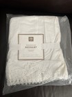 Pottery Barn Pb Teen Bohemian Lace Cottage Chic  Full Bed Skirt Dust Ruffle 14   
