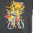 Tultex Vintage Saban   s Vr Troopers 1994 Crewneck Sweatshirt Black Youth Large