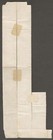 India Alwar 1877 1a Brown  shade  Unused Block Of 23  some Separation  Sg  