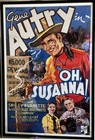 Oh  Susanna  1 Sheet Gene Autry Vintage 27x40 Movie Poster From The 1936 Film