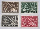 Travelstamps  Nyasaland Protectorate Stamps Scott  54a-57a Mint Mnh Og