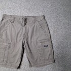 Wrangler Men s Cargo Shorts 32 Reg Gray Brown Utility Cargo Pocket Shorts New