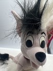 Vtg Disney 102 Dalmatians Fluffy Cruella s Puppy Dog Stuffed Plush Applause T14