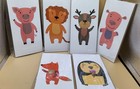 Pristine Baby Animal Plaques Decor For Nursery Or Bedroom  12 Different Animals 