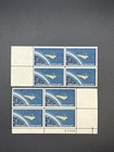 Us Plate Block Lot Of 8 Scott 1151 1193 1194 C88 969 1128 Mint