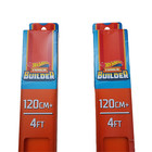 Hot Wheels 2 Pack 8  Total  Track Builder Unlimited Straight Track 4 Ft Per Pack