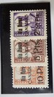 Canary Island Stamps Surcharged Spain Set Overprint Scott  9lc51-53 Mint Hinged