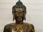 28  Tibetan Buddhism Bronze Copper Gild Sakyamuni Shakyamuni Buddha Statue