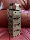 Vintage Rustic Bromco 4-sided Metal Box Grater shredder- For Display Only