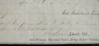 Civil War Vicksburg Siege Pass For Mortally Wounded 34th Indiana Colonel 1863