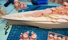 3d Printed 1 350 Uss California Bb-44 Battleship 1944 1945  full Hull 