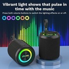 40w Wireless Portable Bluetooth Speaker With Lights  Ipx7 Waterproof stereo Loud