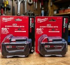 2 Pcs 18v Milwaukee 48-11-1860 6 0 Ah Batteries M18 Xc18 48-11-1860 New In 2pack