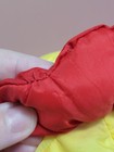 Vintage Fisher Price Puffalump Rooster Chicken Plush 