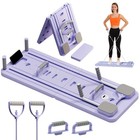 Portable Pilates Reformer Board Foldable Core Ab Trainer Home Gym     New