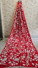 Red White Pen Kalamkari Pure Mulberry Silk Saree