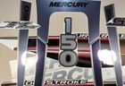 For Mercury 150 Four Stroke  Silver Vinyl Decal Set From Boat-moto   Sticker Kit