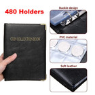 480 Pocket Coins Storage Book High-capacity Collection Album Folder Money holder