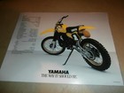 Original  1981 Yamaha Yz465 Motorcycle Sales Brochure