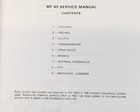 Massey Ferguson Mf 40 Industrial Tractors Service Repair Workshop Manual Mf40