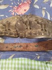 Rare Brass Middle Eastern Vintage Belt Camel Buckle   Leather Handcrafted Studs