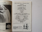 Original Jan  1966 Playbill  Sammy Davis In Golden Boy At The Majestic Theatre