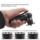 Pneumatic Chamfering Machine Metal Trimming Air Chamfer Beveling Tool   Inserts