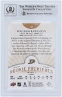 William Karlsson Ducks Signed 2014-15 Upper Deck  107   799 Bas 10 Rookie Card