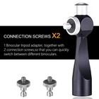 Binocular Tripod Adapter Quick Release 1 4 -20 Thread Mount