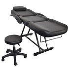 73  Multipurpose Massage Table Spa   Salon Facial Tattoo Bed Barber Chair Black