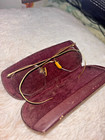 Antique 12k Gold Filled Eyeglasses W case Dr Jf Leslie Springfield Mo Vintage