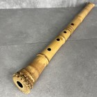 Shakuhachi 1 8ft Kinko Ryu Bamboo Flute Takeharu Signed Bat Mouthpiece Japan