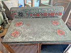 Sunny Suzy Vintage Tin Kitchen Set  Metal Stove oven   Refrigerator 