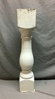 1 Large Antique Turned Wood Spindle Porch Baluster Thick Chunky Old Vtg  314-25b